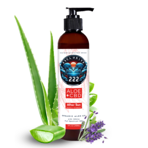 Aloe + CBD After Sun Gel Full Spectrum CBD Hemp Extract
